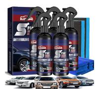 Rayhong Spray coating Agent, Multi-functional Coating Renewal Agent Spray, 3 in 1 High Protection Quick Ceramic Car Spray, for Boats, Motorcycles (5Pcs)