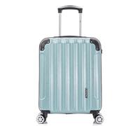 RAYKONG Valise Cabine 55x40x20cm (44L) Polycarbonate - avec Protection dans Les Coins - Serrure integrée - 20 Pouces - (RK04|Menthe)
