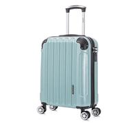 RAYKONG Valise cabine 55x40x20cm (44L) Polycarbonate - Capacité Maximale - serrure integrée - 20 Pouces - (RK04|Menthe)