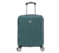 RAYKONG Valise Cabine ABS 55x40x20cm (44L) - Capacité Maximale - Petites valises de Voyage légères 20 Pouces - (RK03|Vert)