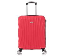 RAYKONG Valise Cabine ABS 55x40x20cm (44L) - Capacité Maximale - Petites valises de Voyage légères 20 Pouces - (RK03|Rouge)