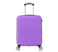RAYKONG Valise Cabine ABS 55x40x20cm (44L) - Capacité Maximale - Petites valises de Voyage légères 20 Pouces - (RK03|Violet)