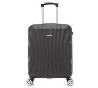 RAYKONG Valise Cabine ABS 55x40x20cm (44L) - Capacité Maximale - Petites valises de Voyage légères 20 Pouces - (RK03|Noir)