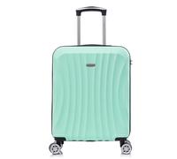 RAYKONG Valise Cabine ABS 55x40x20cm (44L) - Capacité Maximale - Petites valises de Voyage légères 20 Pouces - (RK03|Menthe)