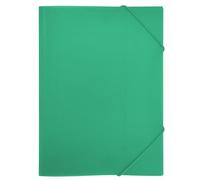 Raylu Paper - Chemise en Plastique A4, Fermeture Rabats à Élastiques, Pochette Plastique pour Rangement de Papiers Administratifs, Pour le Bureau, la Maison et l´École (A4, Vert)