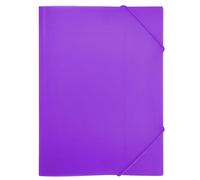 Raylu Paper - Chemise en Plastique A4, Fermeture Rabats à Élastiques, Pochette Plastique pour Rangement de Papiers Administratifs, Pour le Bureau, la Maison et l´École (A4, Violet)