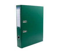 Raylu Paper Classeur à 2 anneaux A4 avec levier et tranche de 7,5 cm, classeur de grande capacité pour 500 feuilles, avec étiquette interchangeable (vert)