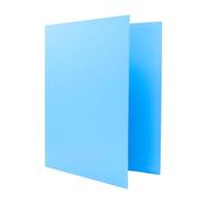 Raylu Paper - Classeur à 2 anneaux en D, classeur A4 avec anneaux pour ranger des documents, format A4 de 33,5 cm de haut x 26 cm de large (bleu clair, dos 25 mm)