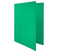 Raylu Paper - Classeur A4 avec 4 Anneaux en D de 25 mm, Classeur A4 Rigide pour le Rangement de Documents, Format A4 33,5 cm de Haut par 26 cm de Large et un Dos de 4 cm d'Épaisseur (Vert Foncé)