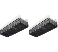 Raylu Paper - Effaceur pour Tableau Blanc Multicouche avec 10 Couches de Feutre Détachables, Brosse Nettoyante pour Marqueurs Effaçables à Sec, Léger et Compact (Multicouche) (Lot de 2)