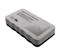 Raylu Paper - Effaceur pour Tableau Craie, Brosse en Bois 100% Naturel et Feutre de Haute Qualité, Durable, Adapté pour l'École, l'Université et le Bureau (Magnétique)