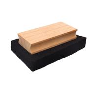 Raylu Paper - Effaceur pour Tableau Craie, Brosse en Bois 100% Naturel et Feutre de Haute Qualité, Durable, Adapté pour l'École, l'Université et le Bureau (Bois)