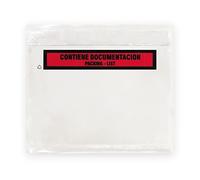 Raylu Paper Lot de 100 enveloppes porte-documents adhésives pour bordereaux transparents avec fermeture automatique résistante 22,5 x 16,5 cm