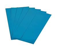 Raylu Paper - Lot de 20 Enveloppes Colorées avec Fermeture Adhésive, Enveloppes de Couleur pour Lettres, Cartes Postales, Faire-Parts, Carte de Voeux, Taille DL 110 x 220 mm (Bleu)