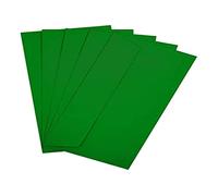 Raylu Paper - Lot de 20 Enveloppes Colorées avec Fermeture Adhésive, Enveloppes de Couleur pour Lettres, Cartes Postales, Faire-Parts, Carte de Voeux, Taille DL 110 x 220 mm (Vert Foncé)