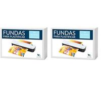 Raylu Paper® - Lot de 200 pochettes de plastification transparentes finition brillante pour plastifier, feuilles de plastique (125 microns, DNI)