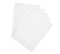 Raylu Paper - Lot de 25 Sous Chemises Cartonnées pour Documents, avec Fentes pour Ajouter des Attaches, Sous Dossiers en Papier Cartonné Épais de 200 g, Couleurs Vives (Blanc, A4)