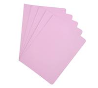 Raylu Paper - Lot de 25 Sous Chemises Cartonnées pour Documents, avec Fentes pour Ajouter des Attaches, Sous Dossiers en Papier Cartonné Épais de 200 g, Couleurs Vives (Rose, A4)