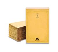 Raylu Paper - Lot de 50 Enveloppes Bulles Kraft Marron avec Fermeture Auto-Adhésive, Enveloppes Matelassées Légères et Résistantes pour L’envoi de Documents, Lettres et Colis (220 x 330 mm)