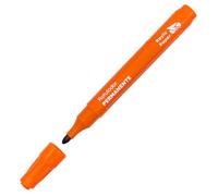 Raylu Paper Marqueur Permanent 2 mm, Feutre Indélébile Résistant à l’Eau, Séchage Rapide et Longue Durée pour Papier, Plastique, Métal et Textile (1, orange)