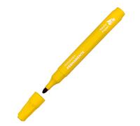 Raylu Paper Marqueur Permanent Pointe 2 mm, Marker Permanent Résistant à l’Eau et à la Décoloration, Séchage Rapide, Idéal pour Papier, Carton, Plastique, Métal et Tissu (1, jaune)