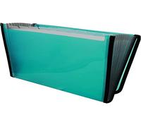 Raylu Paper - Porte Documents A4 en Accordéon pour Documents, Trieur 12 Compartiments en Plastique Translucide avec Séparateurs, Rangement Papiers, Fermeture Élastique (Turquie)