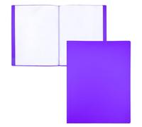 Raylu Paper Porte Vue A4 avec 10 Pochettes Transparentes, Porte Documents en Polypropylène 100% Recyclable, Protege Document pour Bureau et École (A4, Violet, 10 Vues)