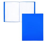 Raylu Paper Porte Vue A4 avec 20 Pochettes Transparentes, Porte Documents en Polypropylène 100% Recyclable, Protege Document pour Bureau et École (A4, Blue, 20 Vues)