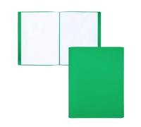 Raylu Paper Porte Vue A5 avec 20 Pochettes Transparentes, Porte Documents en Polypropylène 100% Recyclable, Protege Document pour Bureau et École (A5, Vert, 20 Vues)