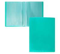 Raylu Paper - Porte-Vues à Pochettes Transparente, Porte-Documents pour Papiers Administratifs, Dessins, Partitions ou Cours, pour l'École, le Bureau ou la Maison (A5, 10 Pochettes, Vert)