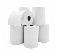 Raylu Paper - Rouleaux Papier Thermique pour TPE, Caisses Enregistreuses, Imprimantes Thermiques, Caisses Enregistreuses, Mandrin: 12 mm, Blanc, Facile à Utiliser (10 Rouleaux 57 x 40 mm)