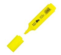 RAYLU PAPER Surligneur fluorescent à pointe biseautée, marqueur fluorescent avec trait de 2 à 5 mm, marqueurs fluorescents pour organisation (1, jaune)