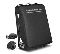 RAYMACE Sac de voyage rembourré pour poussette d'avion, sac de contrôle de portail de poussette avec roues compatible avec UPPAbaby Vista, Vista V2, Cruz, sac de rangement de protection de voyage