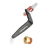 RayMagic Crochet de suspension pneumatique en acier, léger, durable, réutilisable, organiseur en métal réglable, facile à installer, avec raccord pivotant pour outil pneumatique de 6,35 mm, pour