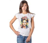 Rayman Raving Rabbids 2044 Mode Urban Slub Lady Femme 100% Coton Flammé, blanc, X-Small