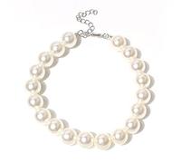 RayMinsino Adorable Collier de Perles Réglable pour Chien, Animal Domestique - Pour Chihuahua, York