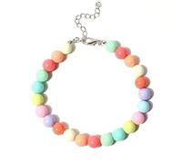 RayMinsino Collier en perles pour animal domestique - Couleur bonbon - Pour chihuahua, York, fille