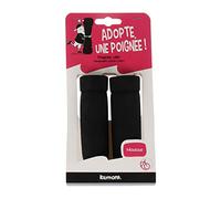 Raymond - Poignées pour vélo - Lot de 2 poignées en Mousse pour vélo, 2 poignées en Mousse épaisse pour Tous Types de vélos - Noir - Ø19 à 22mm - Long : 125mm, NC