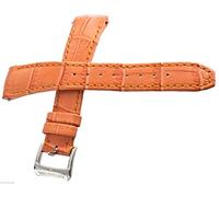 Raymond Weil Bracelet de montre en cuir véritable orange de 18 mm