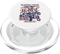 Raymond's Garage Hotrod Classic Rides Design Vieilli PopSockets PopGrip pour MagSafe