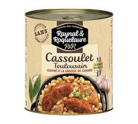 RAYNAL ET ROQUELAURE - Cassoulet Toulousain Cuisiné À La Graisse D'Oie - Plat Cuisiné 840G - Lot De 4 - Vendu Par Lot