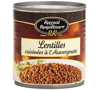 Raynal & Roquelaure Lentilles cuisinées à l'auvergnate 2 boîtes de 200 g