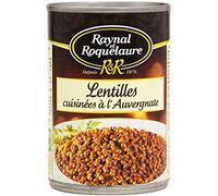 Raynal & Roquelaure Lentilles Cuisinées à L'Auvergnate, La boîte de 410g