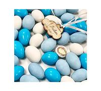 Raynaud 1 KG DRAGÉES AMANDES Fines Blanc-Bleu-CARAIBES