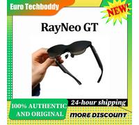 RayNeo GT Lunettes Connectées AR Cinéma Privé Écran Virtuel 201" Micro OLED 1200 Nits Dolby Audio Vision Glasses pour Smartphone Laptop Black
