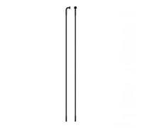 Rayon D-Light Inox J-Bend 266Mm Noir Nipple 12Mm 525072381 SAPIM Vélo