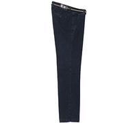 Rayon Hommes Le Classic Pantalon Jeans pour Homme Extensible Disponible en Grande Taille Coloris Bleu Coupe Droite Regular Poches Biais Livré avec Ceinture Attention Taille FRANÇAISE 62FR-49W/34L US