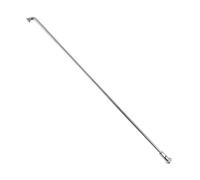 RAYON INOX ARGENT 2,6mm L205mm TETE COUDEE SAPIM AVEC ECROUS (VENDU A L'UNITE)