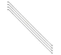 Rayon inox avec tete coudee Selection P2R Renforce (x4) Argenté