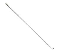 Rayon inox tête coudée Leader Fox LG 233 Argenté
